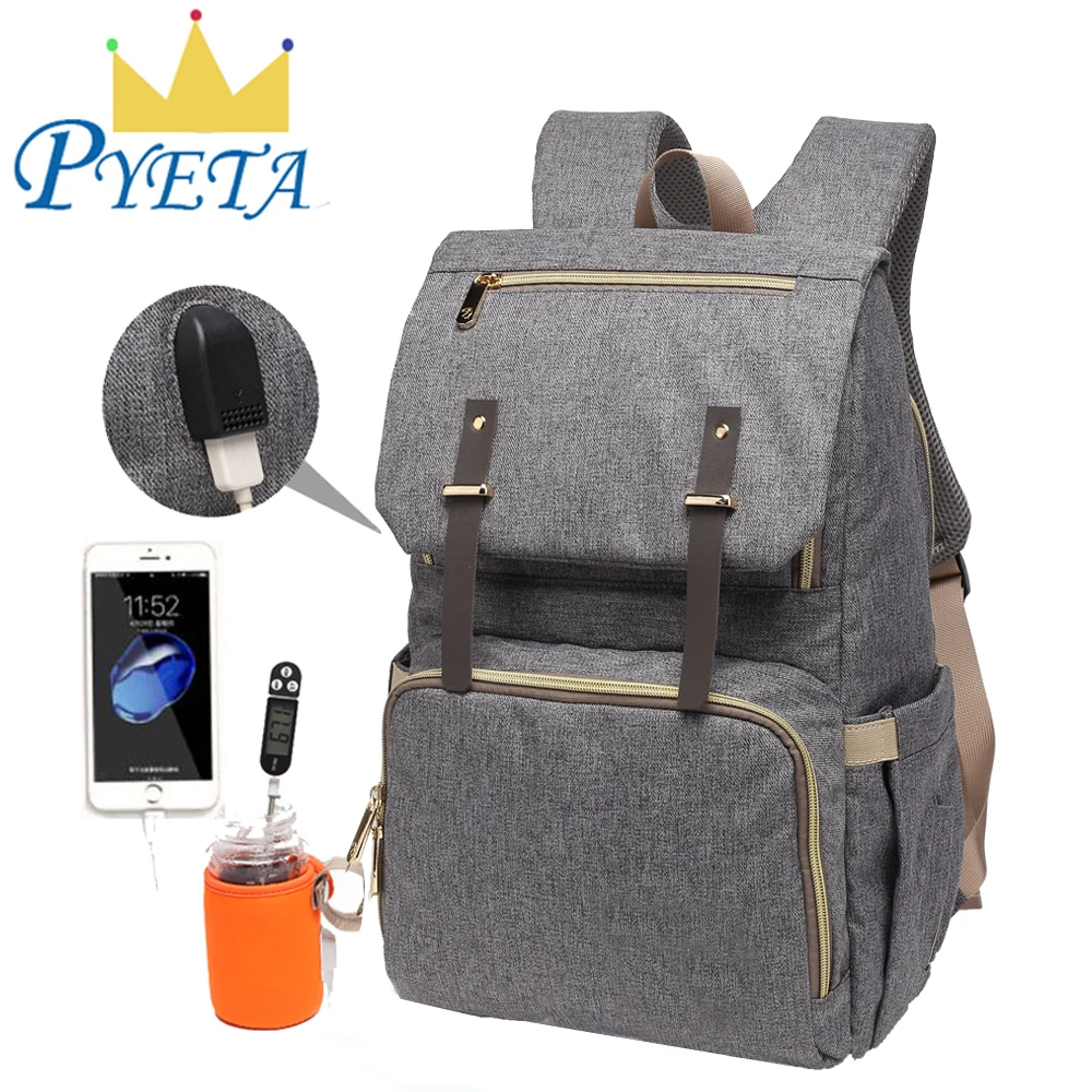 Сумка для детских подгузников рюкзак мам 2019 USB беременных сумки кормления