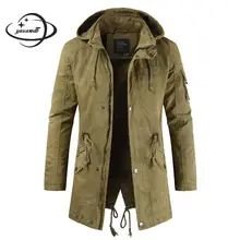 Мужской плащ, весна-осень, мужская куртка, пальто, одежда, длинный стиль, на молнии, с капюшоном, на шнурке, Мужская ветровка, одежда h136