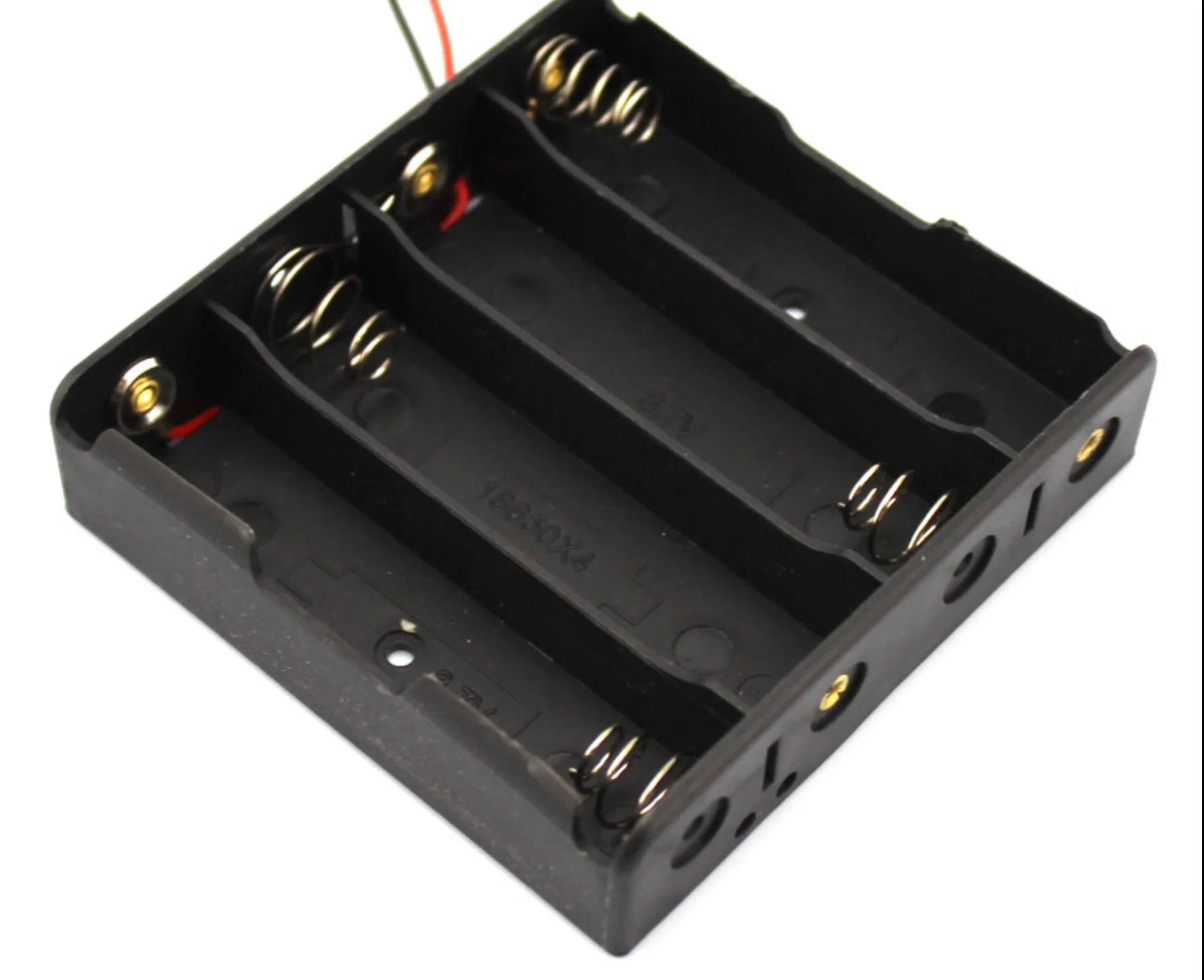 4 sizes J028Y 18650 Black Plastic Model Airplane Wired battery box High Quality