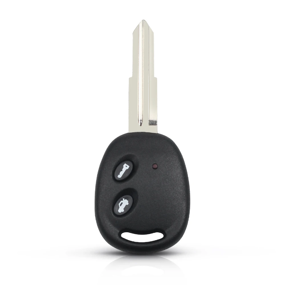 KEYYOU 10 шт. для Chevrolet LOVA Sail Epica Lechi Spark дистанционный ключ 2 кнопки Uncut Латунное лезвие пустой ключ Замена оболочки - Цвет: Model 2