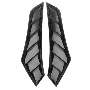 

Car Front Hood Air Vent Covers Air Vent Grille Covers for Honda Civic 10Th Gen 2016 Long Side Louver
