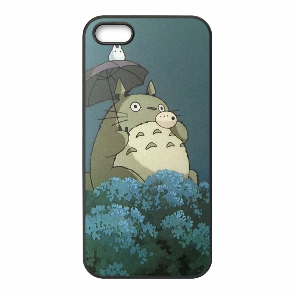 Темно-серый Чехол для телефона с рисунком KETAOTAO Totoro s для iPhone 4S SE 5 6 5C 5S 6S 7 8 SE 5Plus XR XS Max чехол из мягкого ТПУ резины и силикона - Цвет: Темно-серый