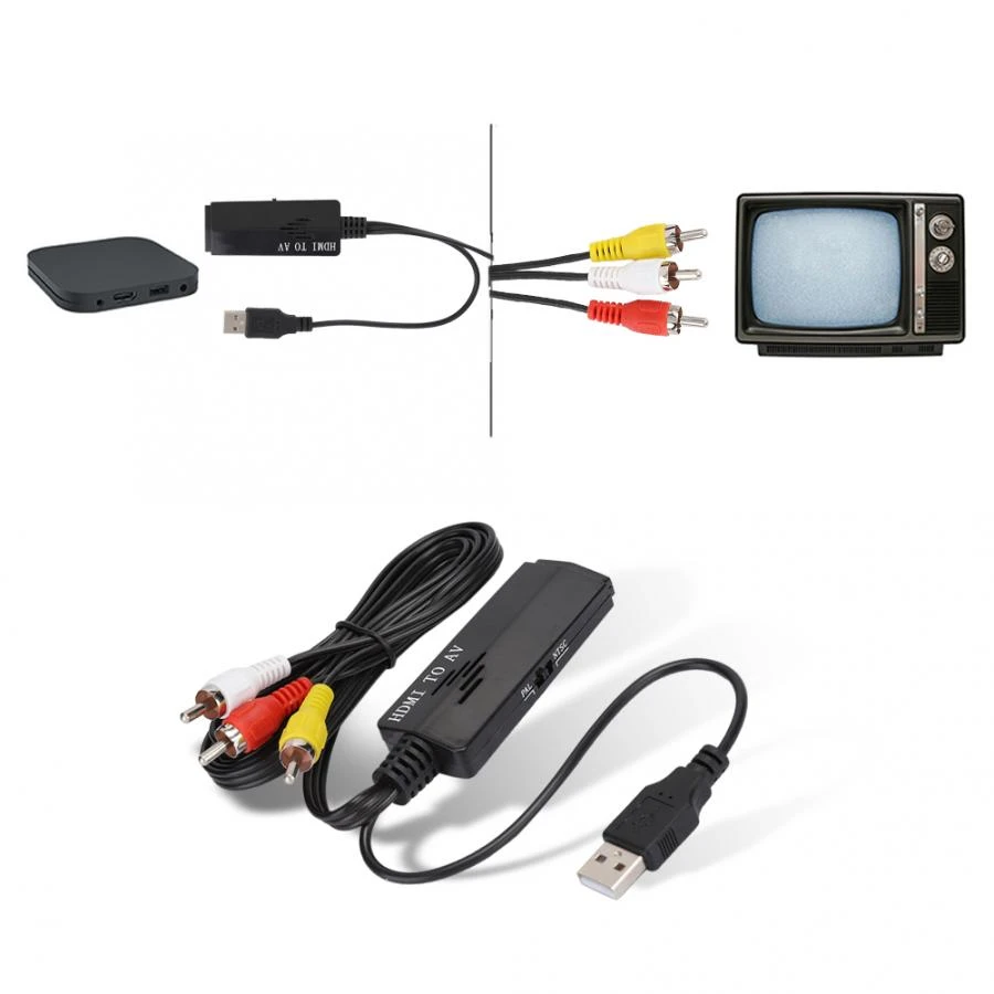 Hd Hdmi To Av Video Converter Video Convertor Set Top Box To Old Tv With 1m Cable For Dvd Cable Box Aliexpress Hd Hdmi To Av Video Converter Video Convertor Set Top Box To Old Tv With 1m Cable For Dvd Cable Box Aliexpress