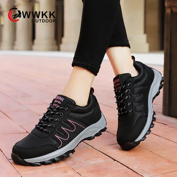 

WWKK Shoes Woman Sneakers Fashion Ladies Flat Walking Platform Sport Footwear Lace-up Basket Femme Shoes Casual Trainers Female