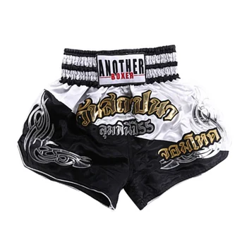 

Men Women MMA Boxing Shorts Muay Thai Kickboxing Trunks Fitness Training Martial Arts Fighting Pants