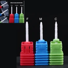 

1 Pc Ceramic Drill Nails Milling Gel Polish Remover Cutter Electric Nail File 2.35mm Head Bits Cutters Nail Polish Accessories #