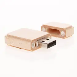 USB флэш-накопитель 128 ГБ произвольный логотип натуральный деревянный 4 ГБ 8 ГБ Флешка 16 Гб флэш-накопитель 32 Гб 64 Гб USB флешка свадебный