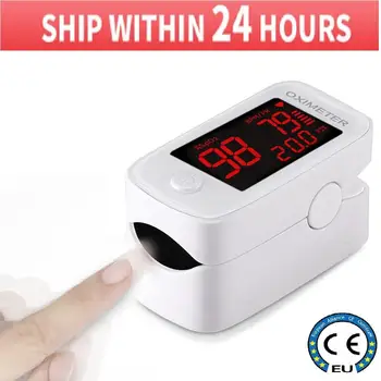 

Medical Digital Pulse Oximeter LED Oximetro Blood Oxygen Heart Rate Monitor SpO2 Oximetro De Dedo 3 Colors
