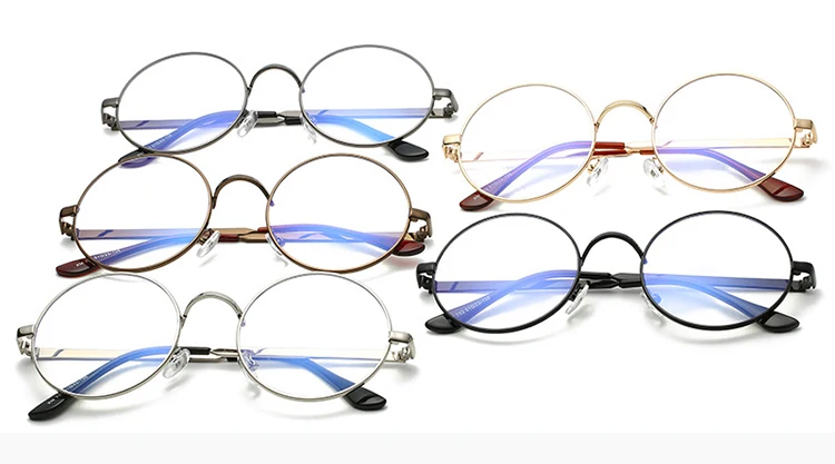 IVSTA компьютерные очки Круглый анти синий светильник блокирующая оптическая оправа для женщин Близорукость мужчин для Harri Potter стиль ночные солнцезащитные очки