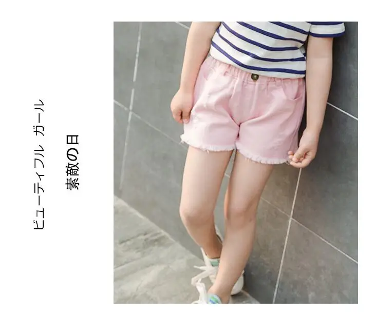 Meninas Denim Shorts Novo Verão Adolescente Crianças Grandes Algodão Curto Jeans 2020 20 High Quality Mamãe e Bebê