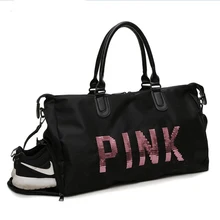 Новинка, розовая спортивная сумка для женщин, для фитнеса, плавания, путешествий, сумка для багажа, сумка через плечо, для улицы, спортивная сумка, сумка для йоги
