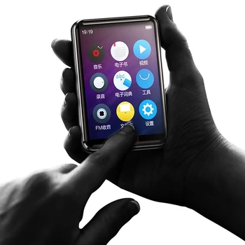 

FFYY-BENJIE X5 Full Press Screen MP3 Player E-Book FM Radio HiFi Bluetooth Lossless 2.5 Inch Music Video Player with Speaker