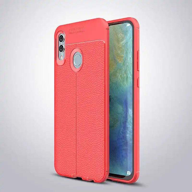 Mokoemi Личи шаблон Ударопрочный Мягкий СПС huawei P Smart чехол для huawei P Smart Plus Z чехол для сотового телефона - Цвет: Red