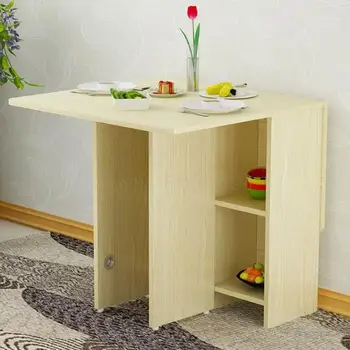 

Simple Table Folding Table Household 4 People Extension Folding Table Rectangular Small Folding Table