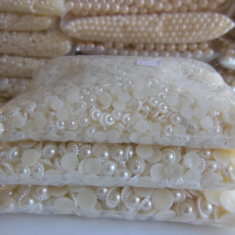 Оттенок слоновой кости, Подсолнух, жемчужный кусок, аксессуары для волос, сделай сам, высокий искусственный жемчуг, сделай сам, для телефона, для красоты, Эфирное, 8 мм-20 мм, 500 г