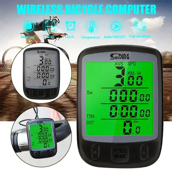 

Durable Wireless Cycling Computer Outdoor Motorcycle Digital Display LCD Universal Bicycle Speedometer Bike Computer Portable