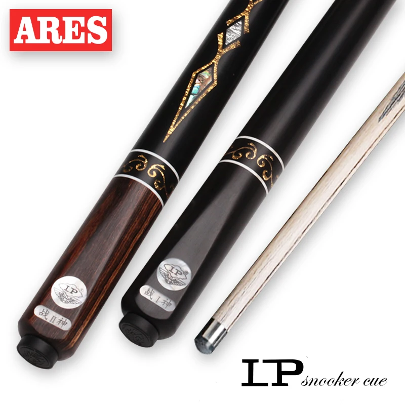 

One-piece LP Snooker cue stick Ares series Billiard pool cue 9.5mm tip Ash shaft inlay butt Taco de sinuca telescopic extension
