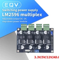LM2596 Multi Channel Schakelende Voeding 3.3V/5V/12V/Adj Verstelbare Voltage Uitgangsvermogen supply Module