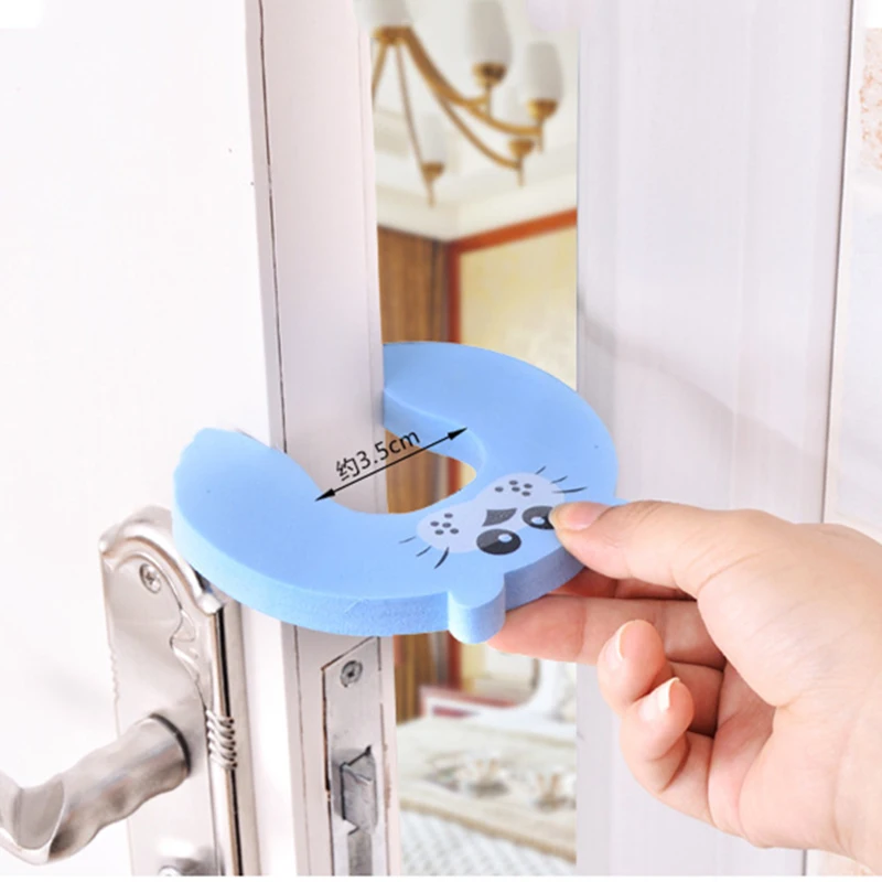 5pcs Baby Child Proofing Door Stoppers Finger Safety Guard Random Holder Lock Safety Guard Finger Protect Kid Toys For Baby Born