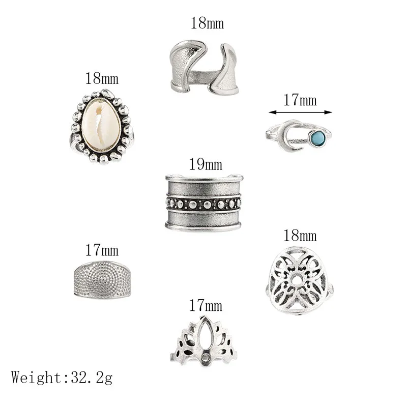 Yobest винтажная Бохо форма змеи животные палец кольца набор золотых кристаллов кольцо среднего размера Свадебные украшения Аксессуары