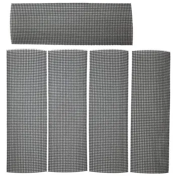 

Flower Pot Hole Grid Mat Bottom Grid Mat 4 Inch x 12 Inch 5 Pieces of Gasket-Bonsai Drainage Net
