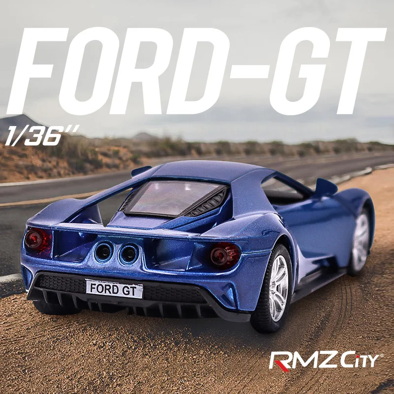 RMZ City 1: 9 спортивный автомобиль Ford GT Лицензированная модель литая автомобиля