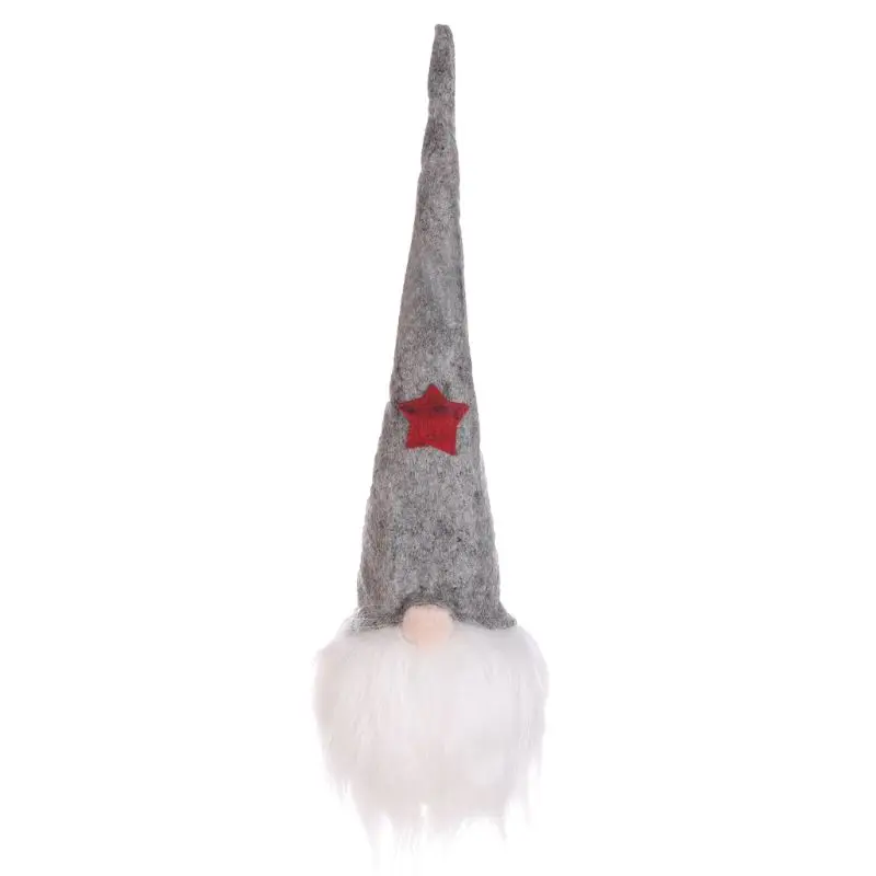 Веселая Рождественская шляпа со звездой, Шведский Санта гном, плюшевые украшения для кукол, ручной работы, эльф, игрушки, праздничные, для дома, вечерние, Декор, E65B - Цвет: 11