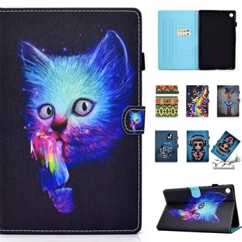 

Painted PU Leather Magnet Close Cute Cartoon Case Cover for Huawei MatePad T8 Kobe2-L09 Kobe2-L03 8" Tablet Stand Cases
