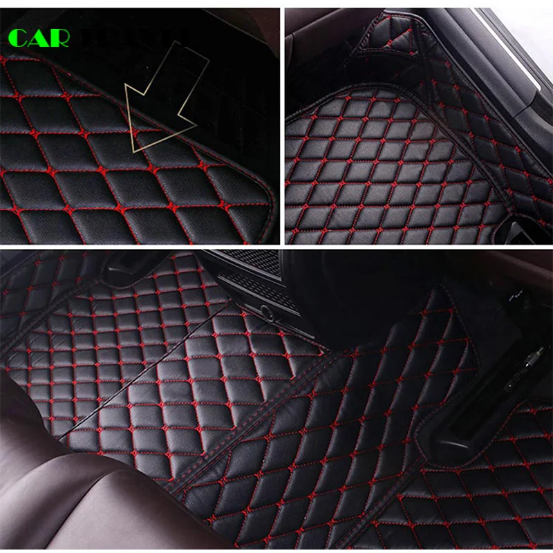 Кожаный автомобильный напольный коврик на заказ для Landrover Evoque RANGE ROVER Velar Discovery 3/4/5