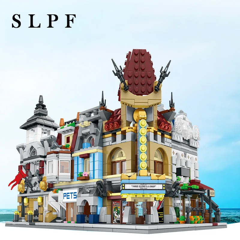 

Building Blocks Toys For Children Diy Educational Kids City Street Scene Girl Boy Assembly Model Set Brick Compatible  R36