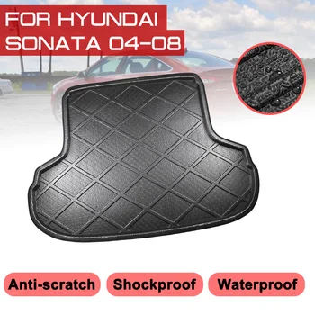 

Car Rear Trunk Boot Mat For Hyundai Sonata 2004 2005 2006 2007 2008 Waterproof Floor Mats Carpet Anti Mud Tray Cargo Liner