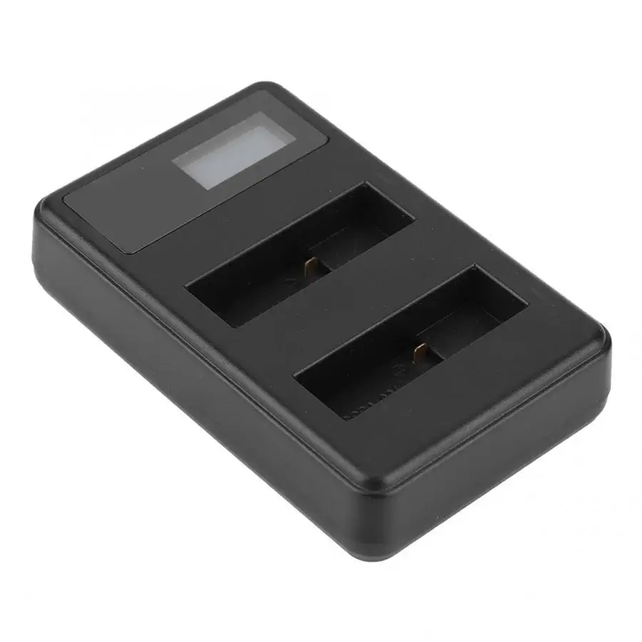 ASBBA-001 камера перезаряжаемая литий-ионная батарея зарядное устройство USB двухканальный Быстрая зарядка с ЖК-дисплеем для Gopro Fusion