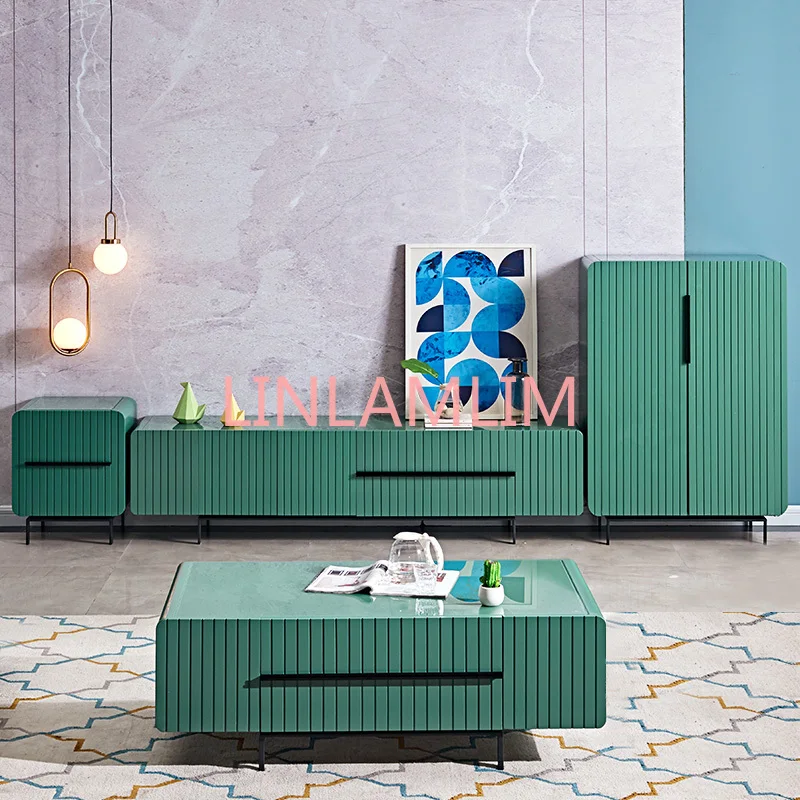 creative wooden panel cabinet TV Stand tv monitor stand mueble tv cabinet mesa table coffee table centro stand basse de salon