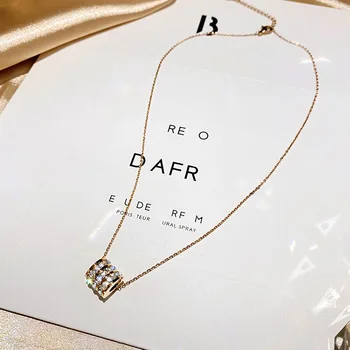 

Slim Waist Non-Fading Titanium Steel Delicacy Choker INS Normcore Style Non-mainstream Sense of Design Necklace Women's Neck Orn