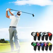 10pcs /set Golf Iron Cover Pu Leather Waterproof Overs Protectors Variety 8 Patterns Types Club Of Cover Golf Wedg O7t6