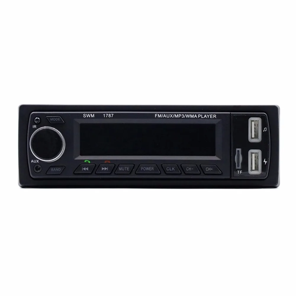 Автомобильный MP3 USB AUX плеер двойной usb зарядка Поддержка Радио Bluetooth безопасная функция цифровой карты памяти