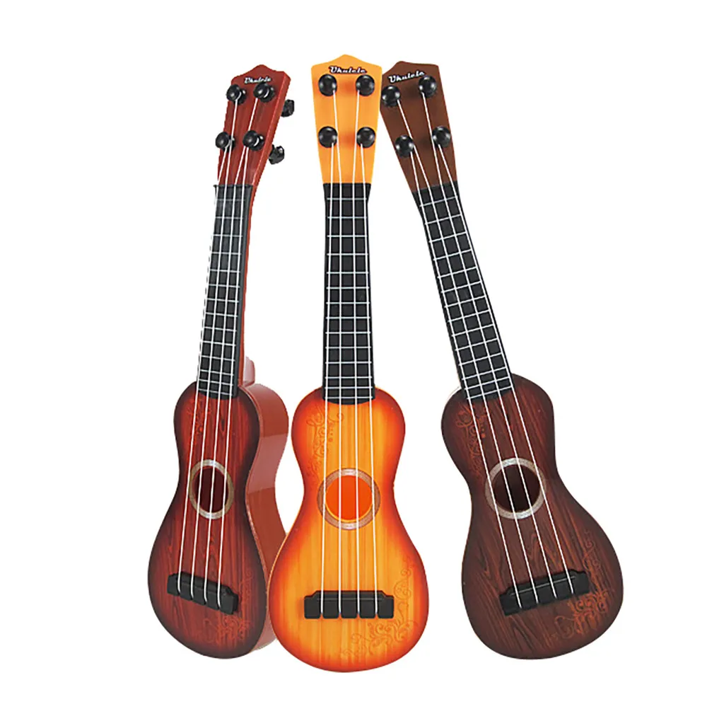 Для начинающих Классическая гитара укулеле Образовательный музыкальный инструмент игрушка для детей Игрушка музыкальный инструмент смешной