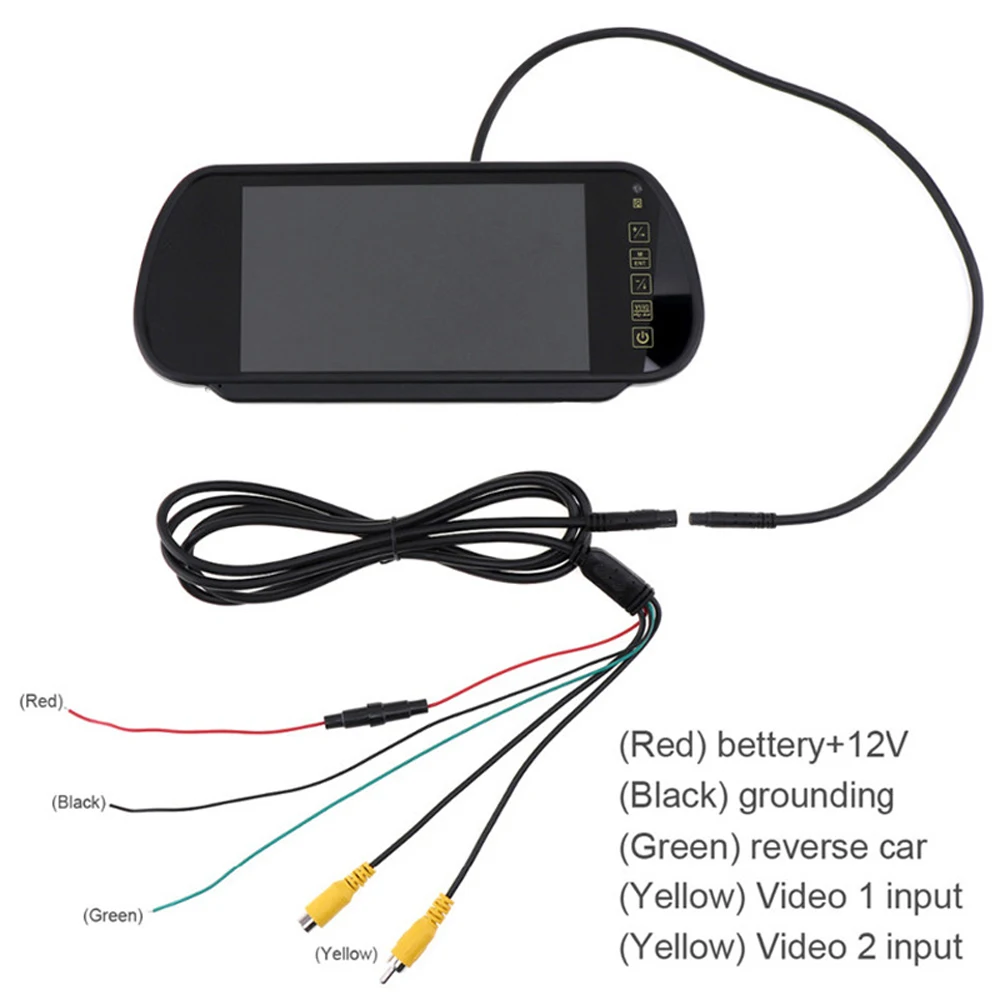 12 V 24 V draadloze auto waterdichte achteruitrijcamera 18 infrarood