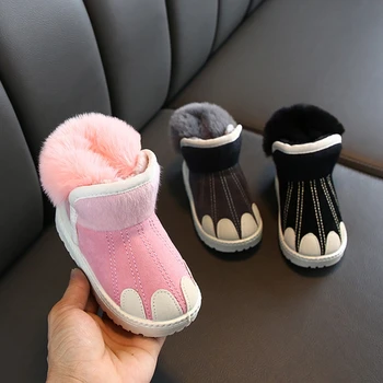 

Baby Winter Shoes Outdoor Snow Boots For Baby Girl Boy Baby Shoes toddler shoes Warming girl boots zapatos bebe 2019