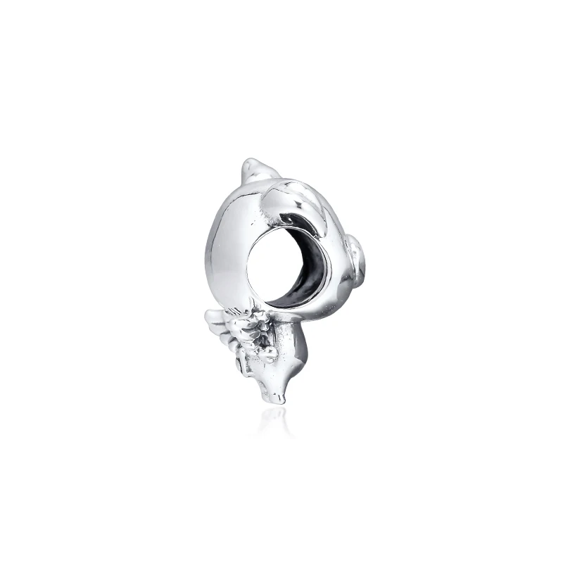 CKK Silver 925 Sterling Fits Pandora Bracelets Pippo the Flying Pig Charm Original Sterling Silver Beads