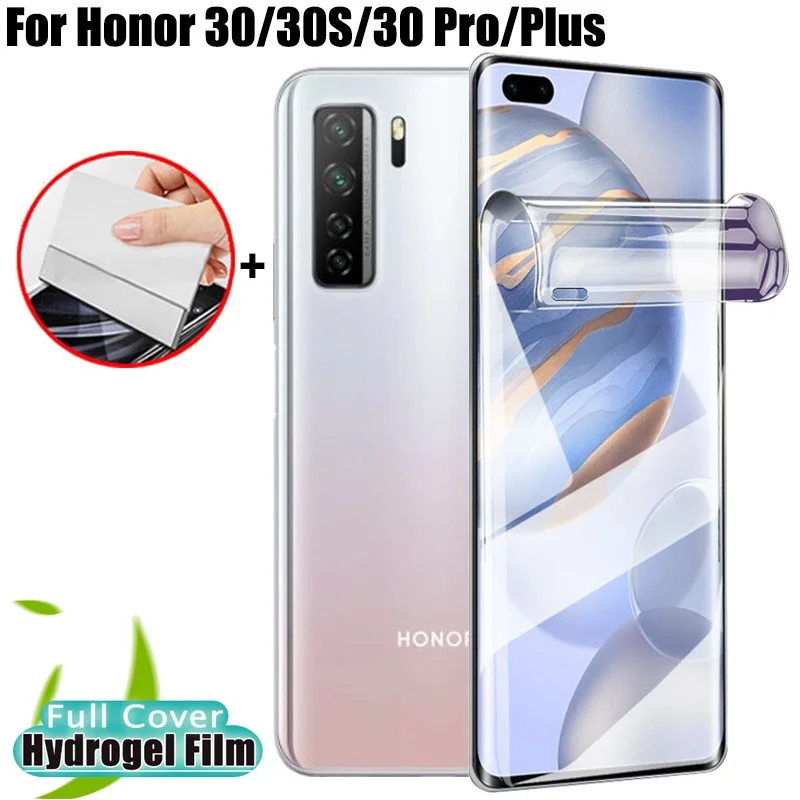 Hydrogel Film For Honor 30s 30i Soft Glass Honor 30 Pro Plus Screen Protector Honor 30Pro + Huawei Honor 30 s hidrogel Honor30s