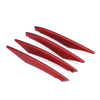 

Car Front Fog Lamp Grille Slats Strip Decoration Sticker Trim for Mercedes Benz a Class A180 200 Exterior Auto Light Accessories