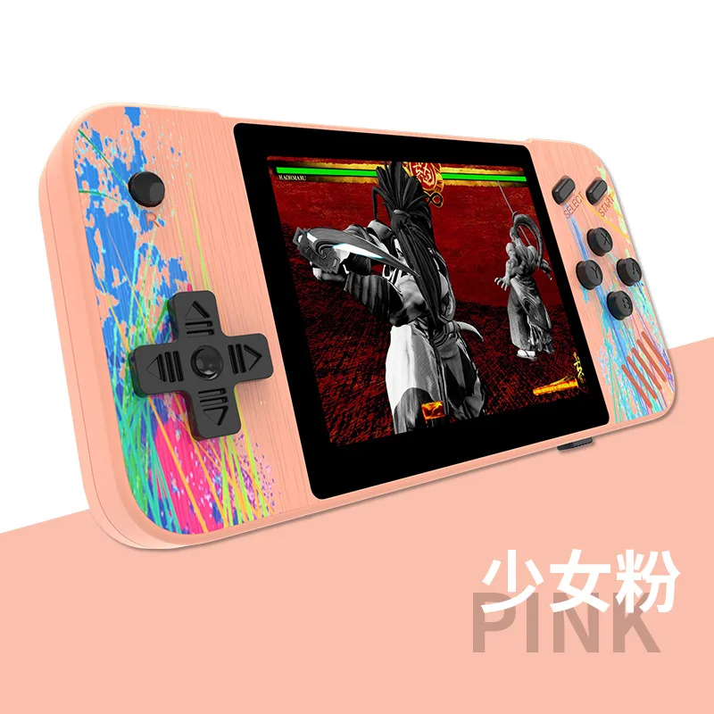 800 Retro Console Double Handheld Game Player Battery 3.0 Inch LCD Built-in 400 Video Games Gift for Kids Classic Videoconsolas 