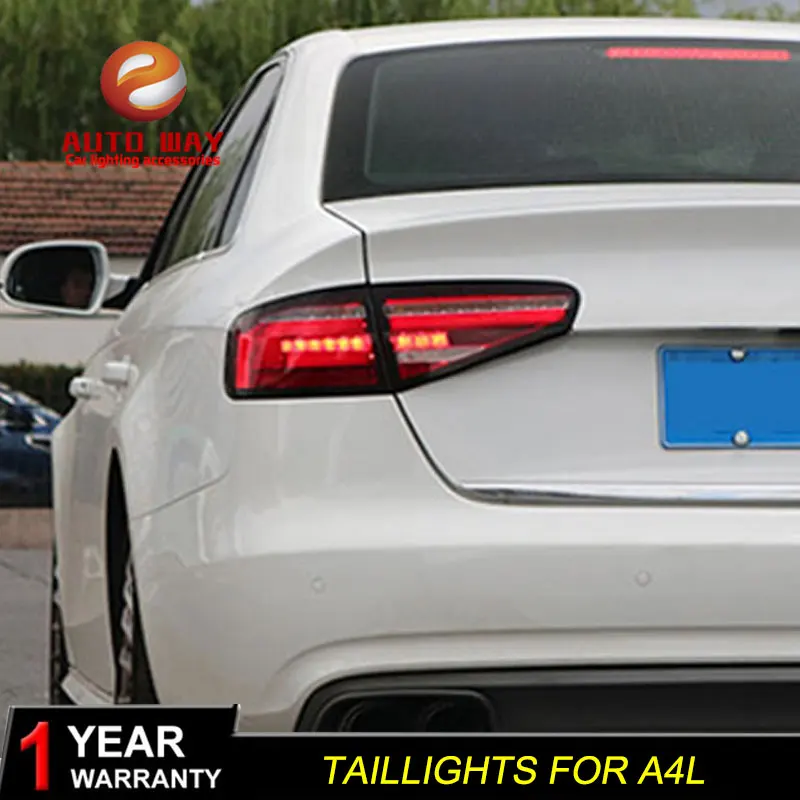 Задний фонарь для стайлинга автомобиля чехол Audi A4L A4 B9 2013 2016 задние фонари