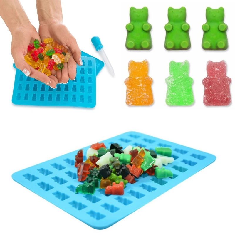 Силиконовая форма для конфет Gummy в форме желе медведя подносы торта виде с