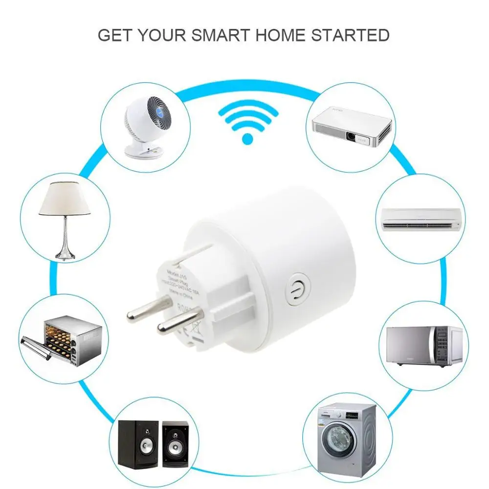 Смарт розетка Frankever 10 А Wi Fi 110 240 В|Умные розетки| |