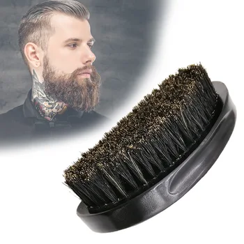 

5pcs Wooden handle beard brush Men's Shaving Brush Nylon Natural Solid wood Black Beard Brush G0327