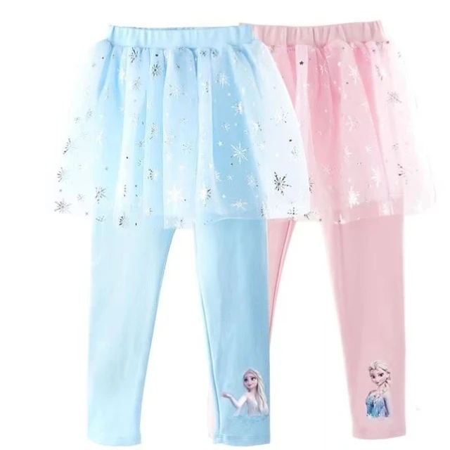Lace Leggings Clothes | Frozen Legging Pants | Lace Princess Skirts | Frozen Girl Clothes - Leggings - Aliexpress