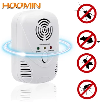 

110-240V/5W Electronic Ultrasonic Pest Control Repeller Mouse Killer Cockroach Trap Mosquito Repeller EU/US Plug
