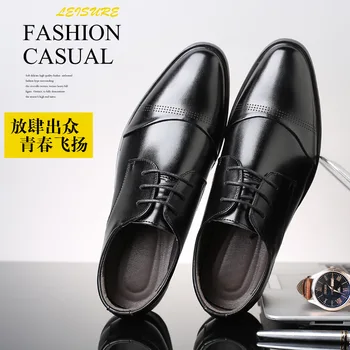 

SexeMara Luxury Brand Leather Casual Driving Oxfords Shoes Men Loafers Italian Shoes Wedding Shoes Men Flats SY-6237